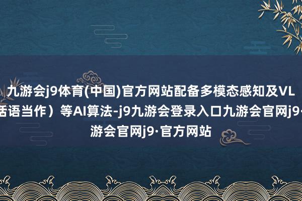 九游会j9体育(中国)官方网站配备多模态感知及VLA（视觉话语当作）等AI算法-j9九游会登录入口九游会官网j9·官方网站