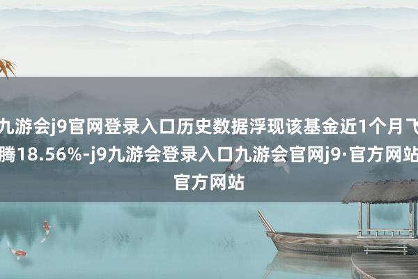 九游会j9官网登录入口历史数据浮现该基金近1个月飞腾18.56%-j9九游会登录入口九游会官网j9·官方网站